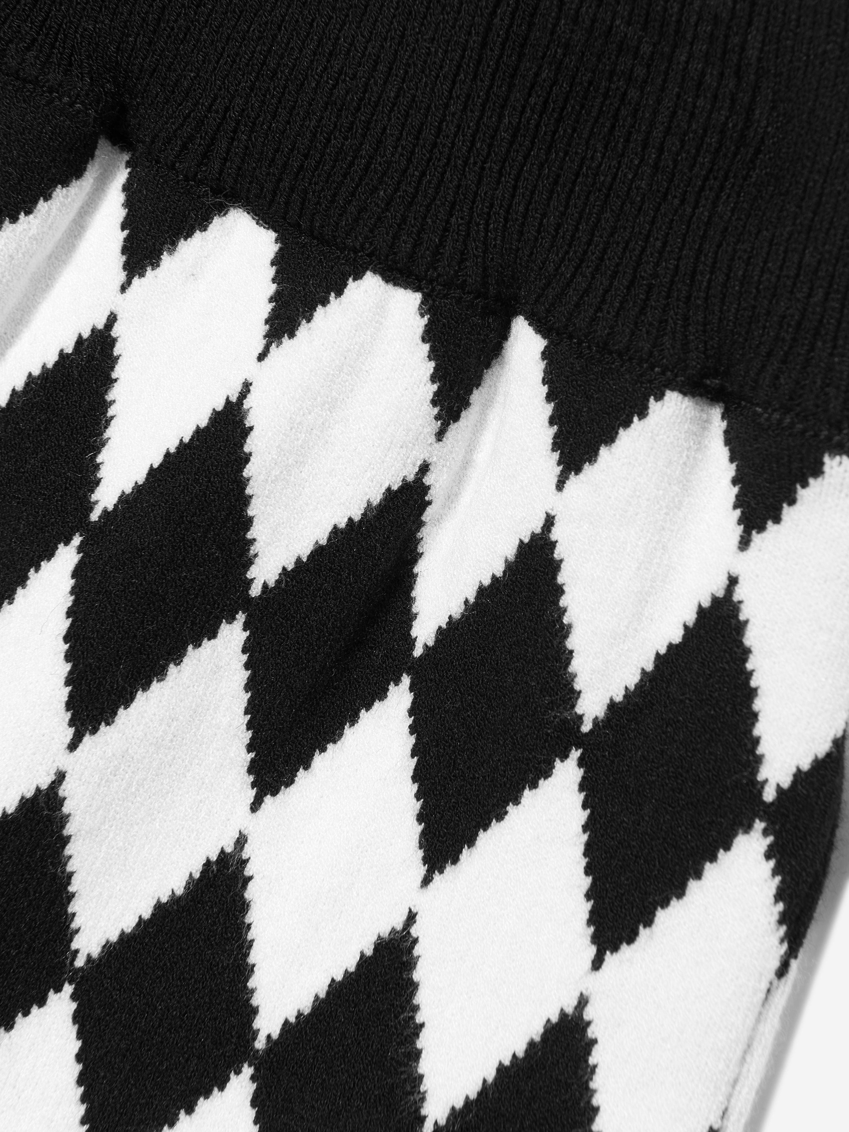Balmain Girls Black Knitted Skirt - Stylish & Comfortable Skirt for School, Parties & Special Occasions