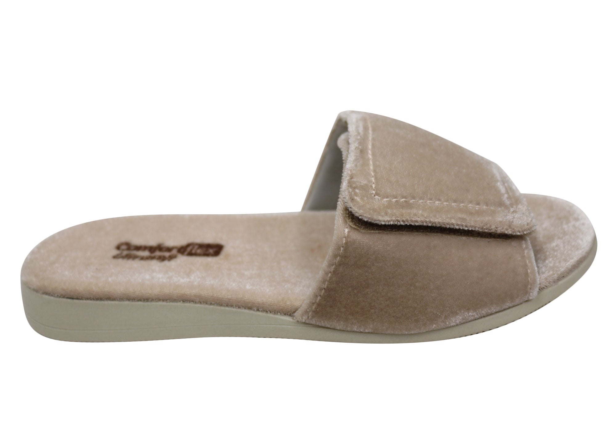 Comfortflex Relax Womens Open Toe Slippers - Soft House Shoes for Women - Made in Brazil - Perfect for Home, Spa & Relaxation