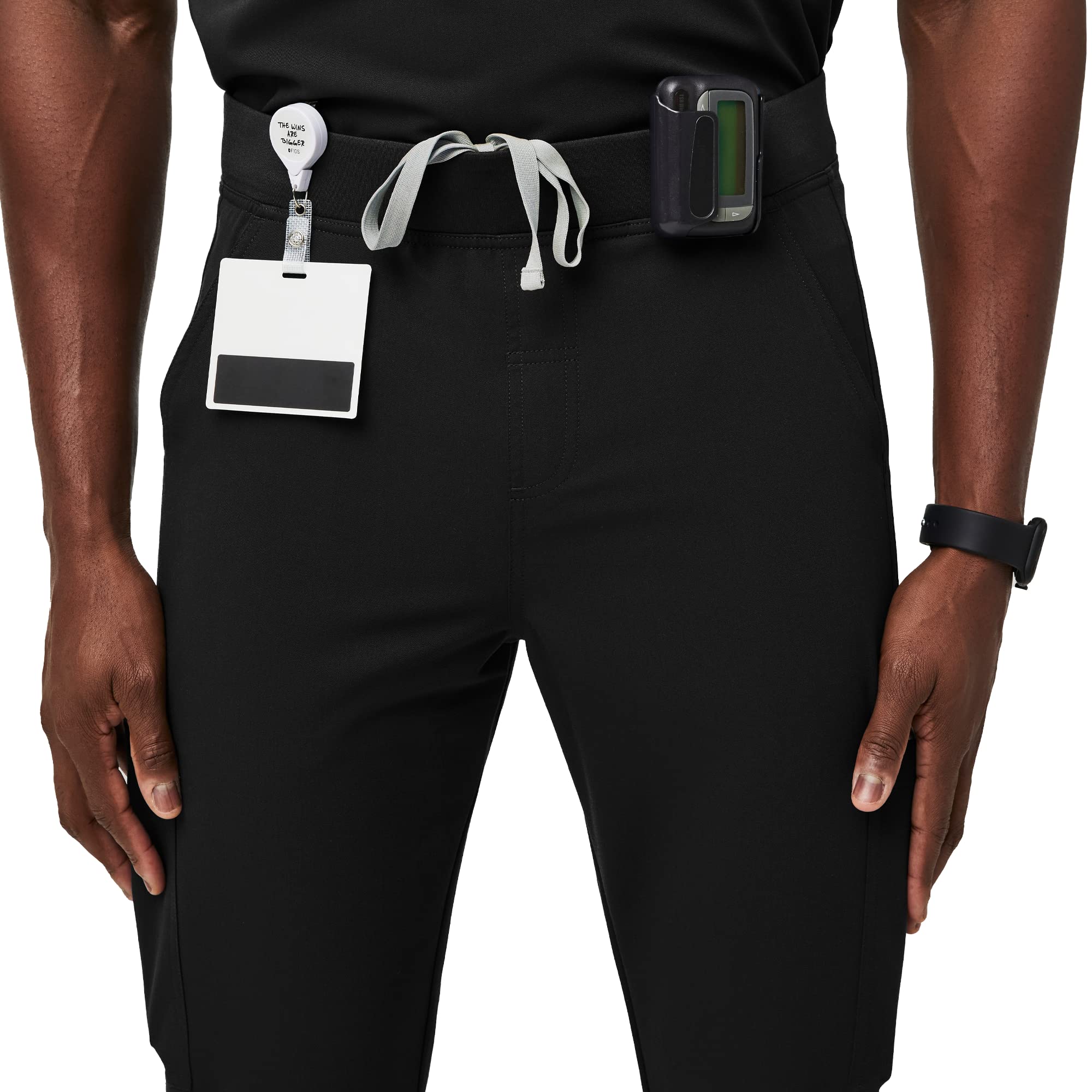 FIGS Axim Cargo Scrub Pants for Men - Classic Fit, Straight Leg, 7 Pockets, 4-Way Stretch, Anti-Wrinkle, Comfortable Workwear for Doctors, Nurses & Healthcare Professionals