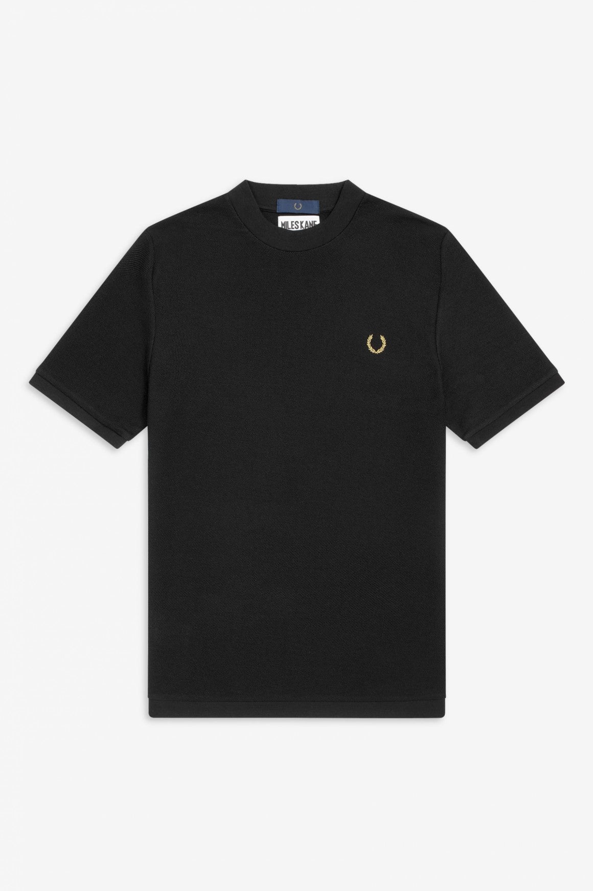 Miles Kane Textured Pique T-Shirt for Men | Casual Short Sleeve Cotton Tee | Perfect for Streetwear, Concerts & Everyday Outfits