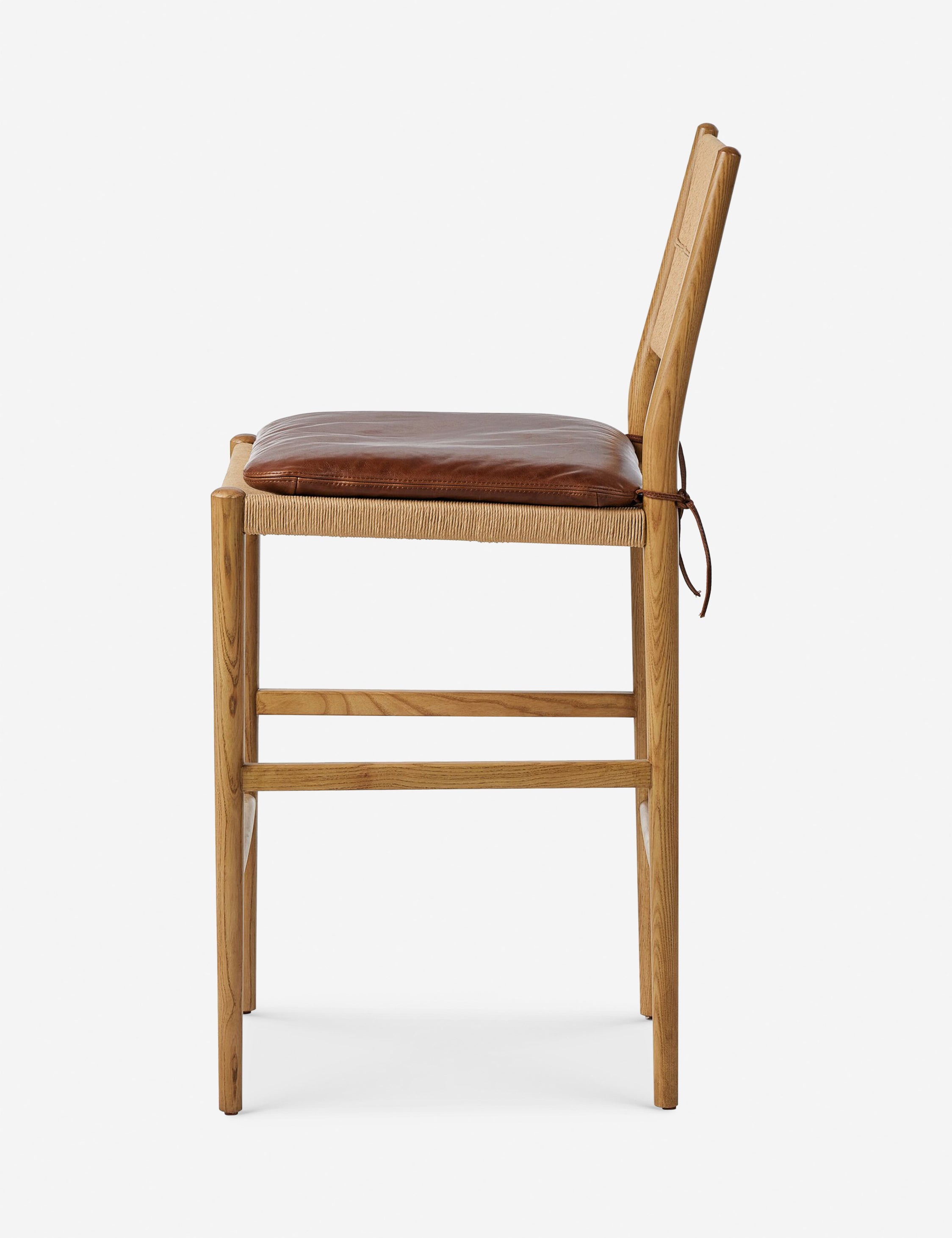 Dara Bar and Counter Stool by Amber Lewis x Four Hands - Modern Kitchen & Dining Stools for Home Bar, Breakfast Nook, and Restaurant Use