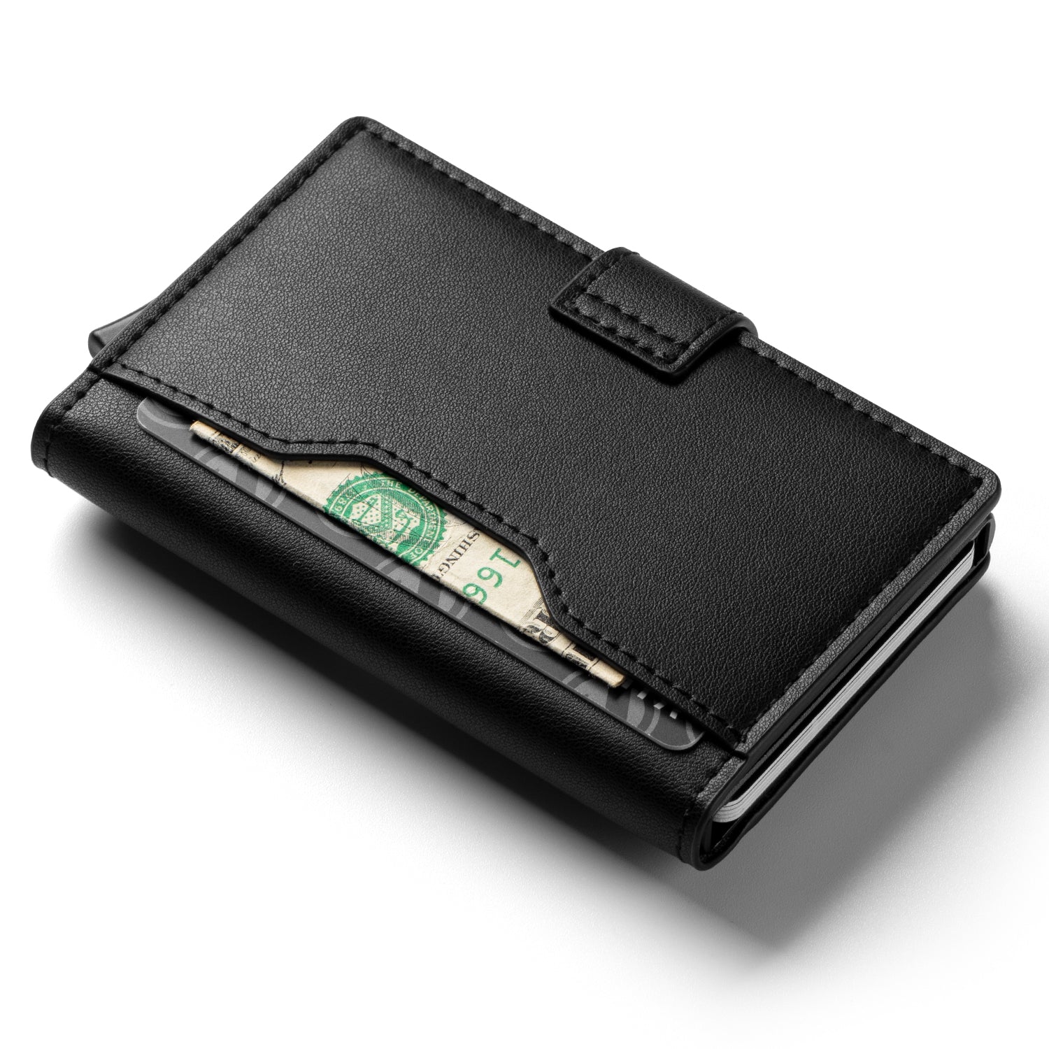 VC207 RFID Blocking Bifold Wallet with ID Window & Magnetic Closure - Secure Slim Wallet for Men & Women, Perfect for Travel, Business & Everyday Use