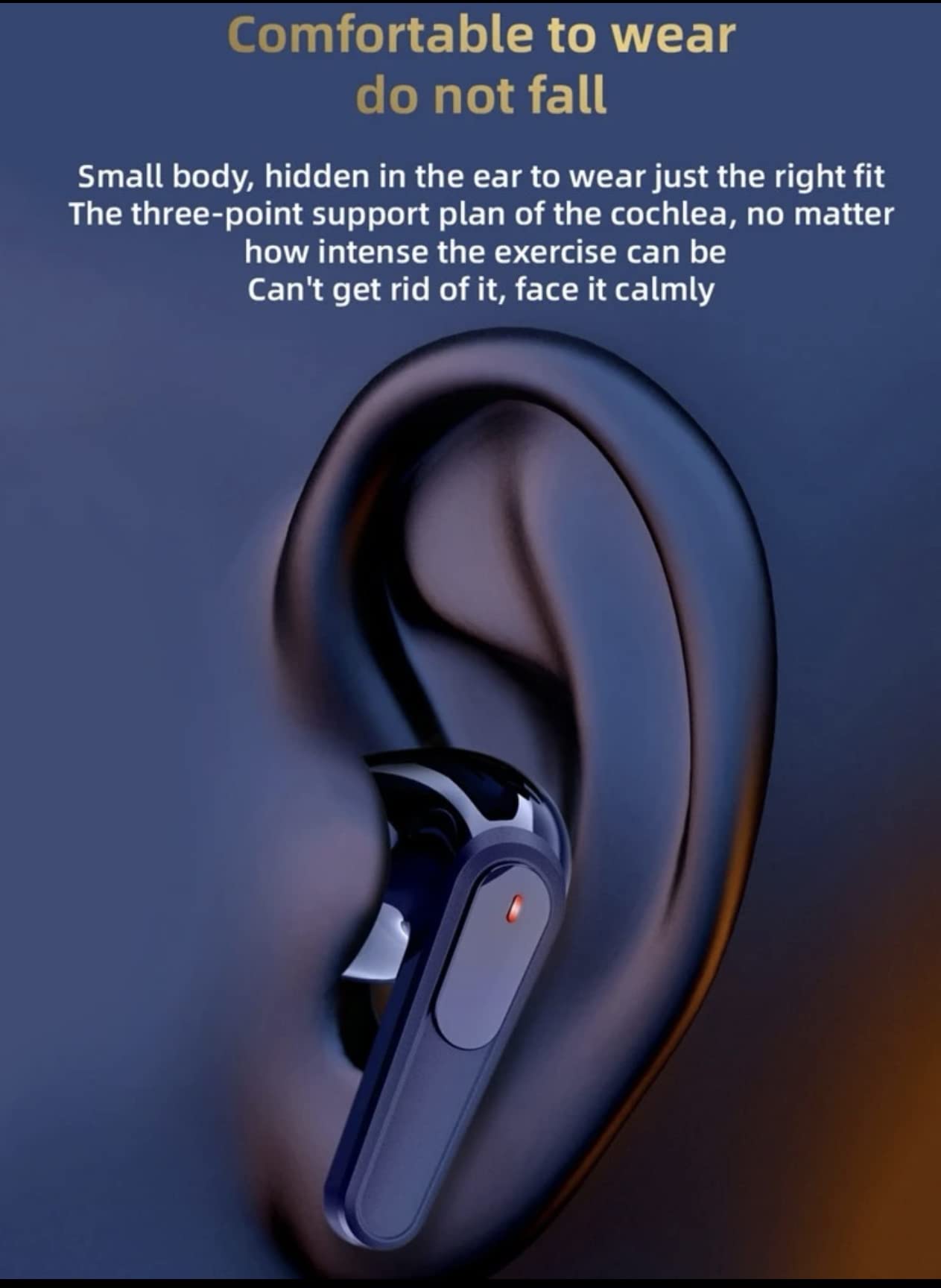 Premium True Wireless Earbuds - Bluetooth 5.0 Stereo Headphones with Noise Cancelling, 24H Playtime, IPX7 Waterproof - Perfect for Gym, Running, Workouts & Commuting