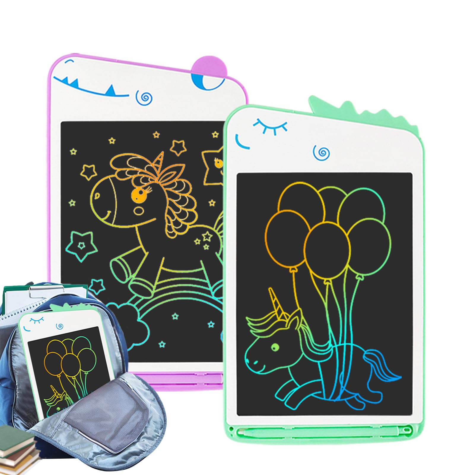 8.5 Inch LCD Writing Tablet for Kids - Colorful Educational Drawing Board for Children 4 Years & Up | Perfect for Road Trips, Travel, School & Home Learning Activities