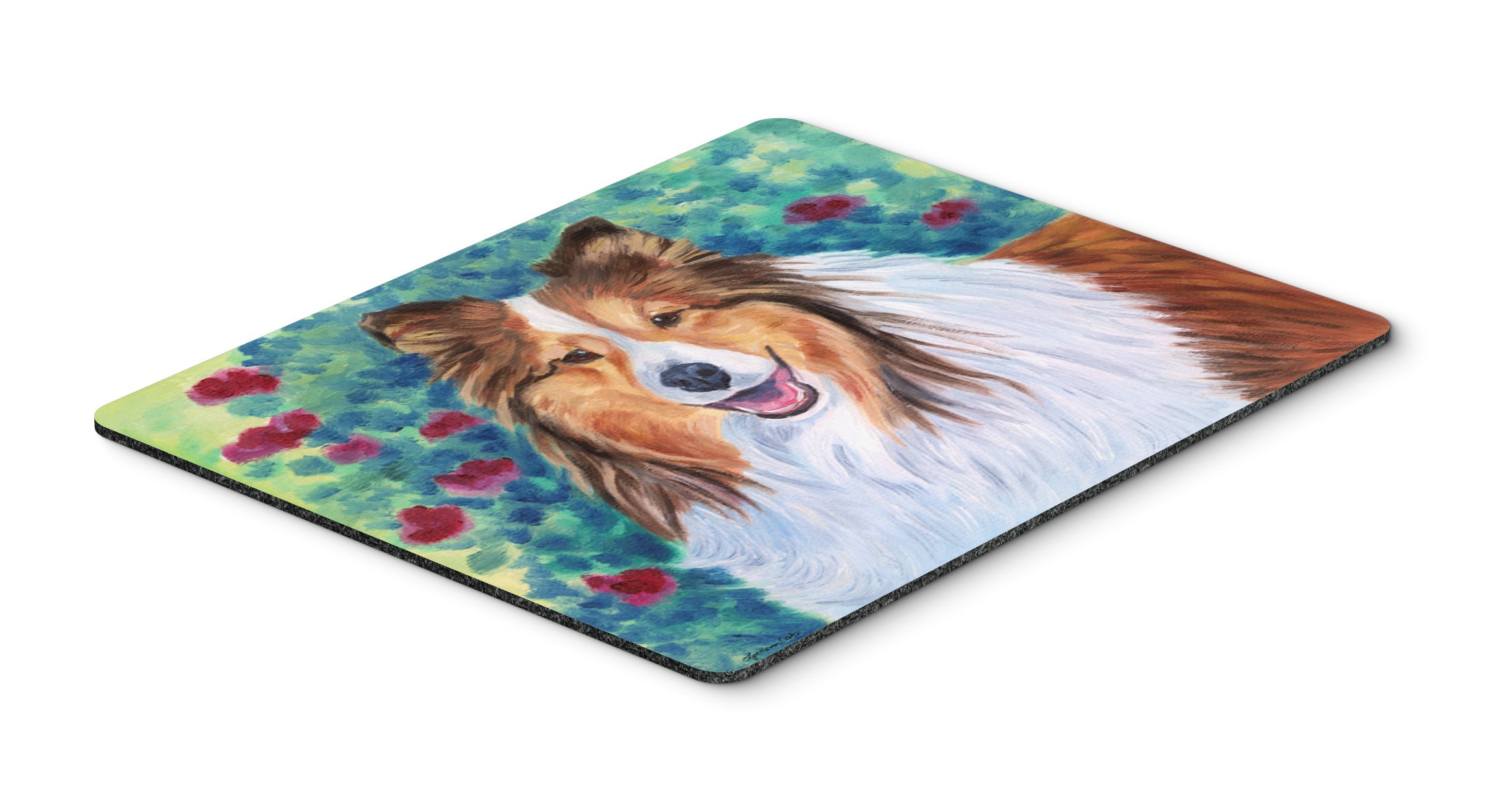 Caroline's Treasures 7424MP Sheltie Dog Design Mouse Pad - Large Washable Non-Slip Desk Mat for Home Office, Gaming & Computer Work | Perfect for Laptop Users & PC Enthusiasts | Ideal Workspace Accessory for Comfort & Style