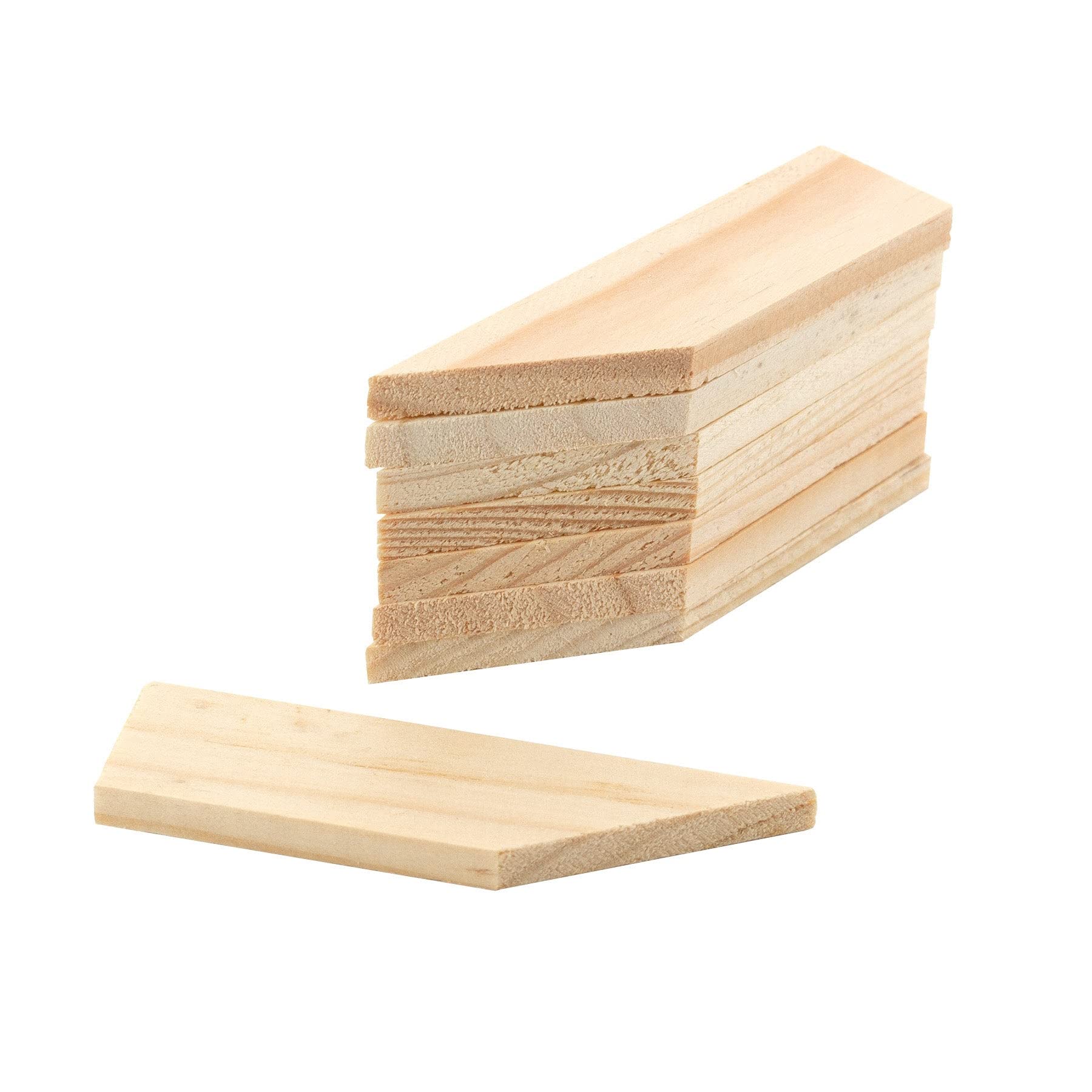 Premium Wooden Corner Keys for Furniture & Cabinets - Strong & Durable Wood Joint Fasteners - Perfect for DIY Projects, Home Repairs & Woodworking