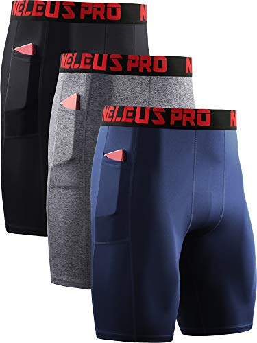6064 Black/Grey/Navy Blue,3 Pack