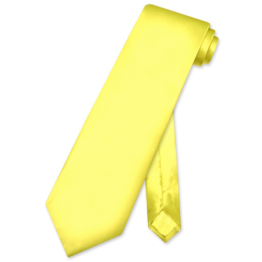 Men's Yellow Silk Dress Vest & Necktie Set - Formal Elegance for Weddings, Prom & Business Events