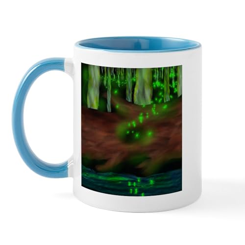 White/Blue Inside - Mystic Forest Mug