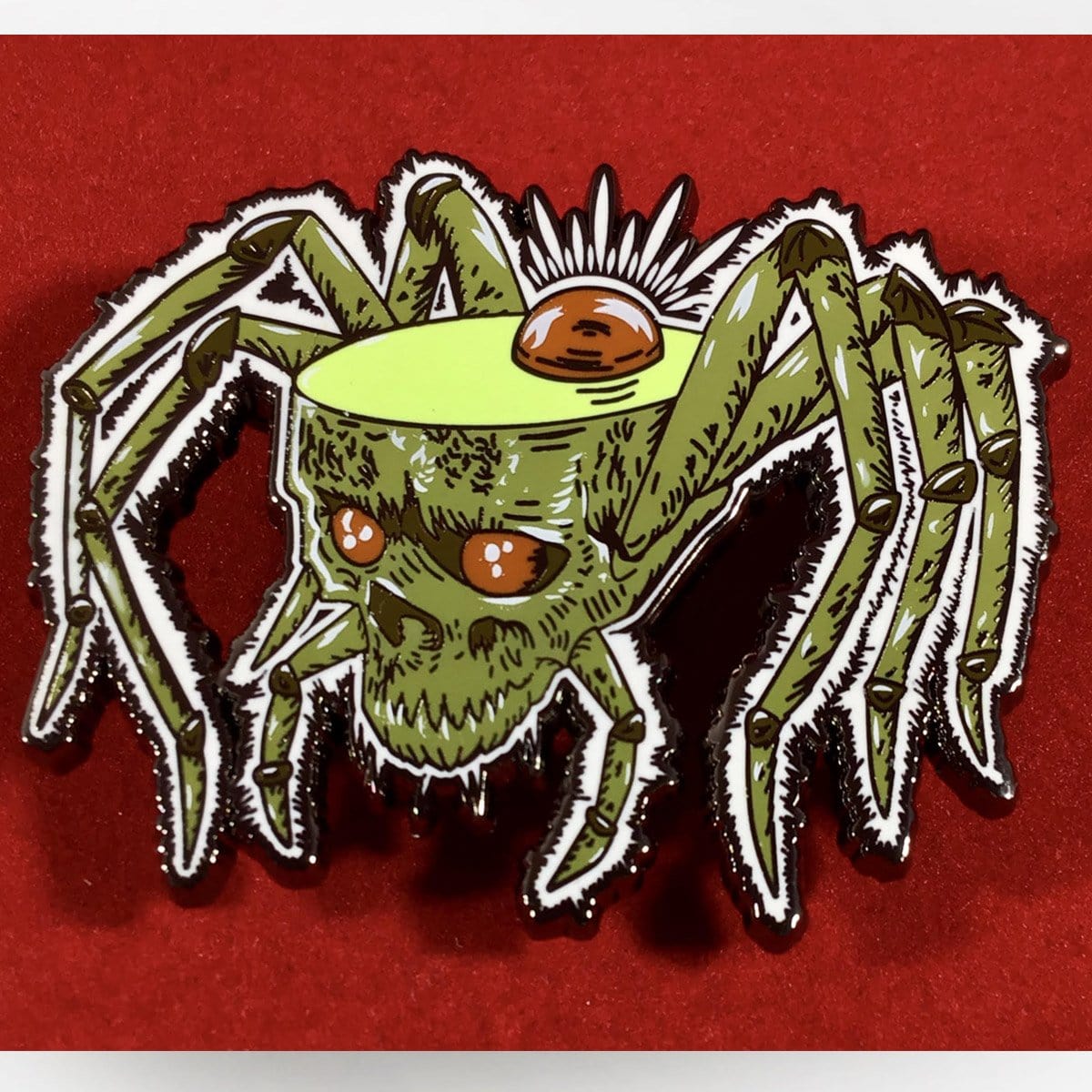 JesseJFR x Godmachine Arachnid Cado Collaborative Pin - Limited Edition Collectible Art Pin for Fans, Enthusiasts & Pin Traders - Perfect for Jackets, Backpacks & Pin Displays