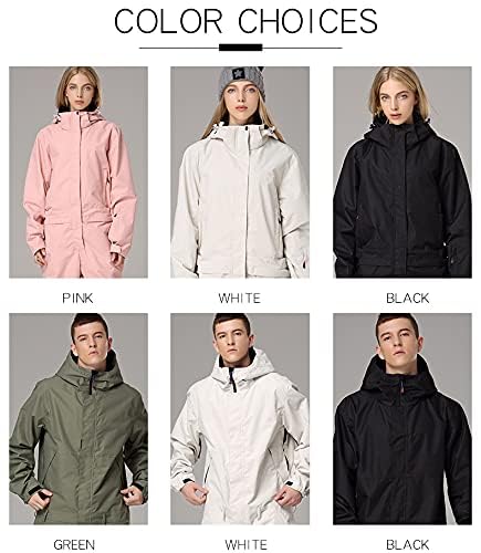 RIUIYELE Insulated Waterproof Ski Suit for Women & Men - Winter Snowboard Jumpsuit, Thermal Snowsuit for Outdoor Activities | Perfect for Skiing, Snowboarding & Cold Weather Adventures
