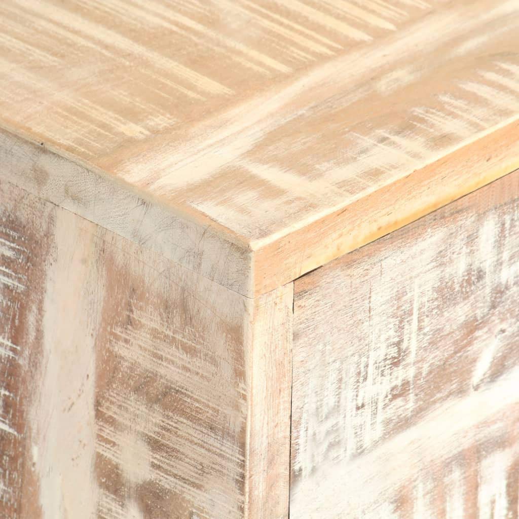 Rustic Acacia Wood TV Stand with Storage - 55.1