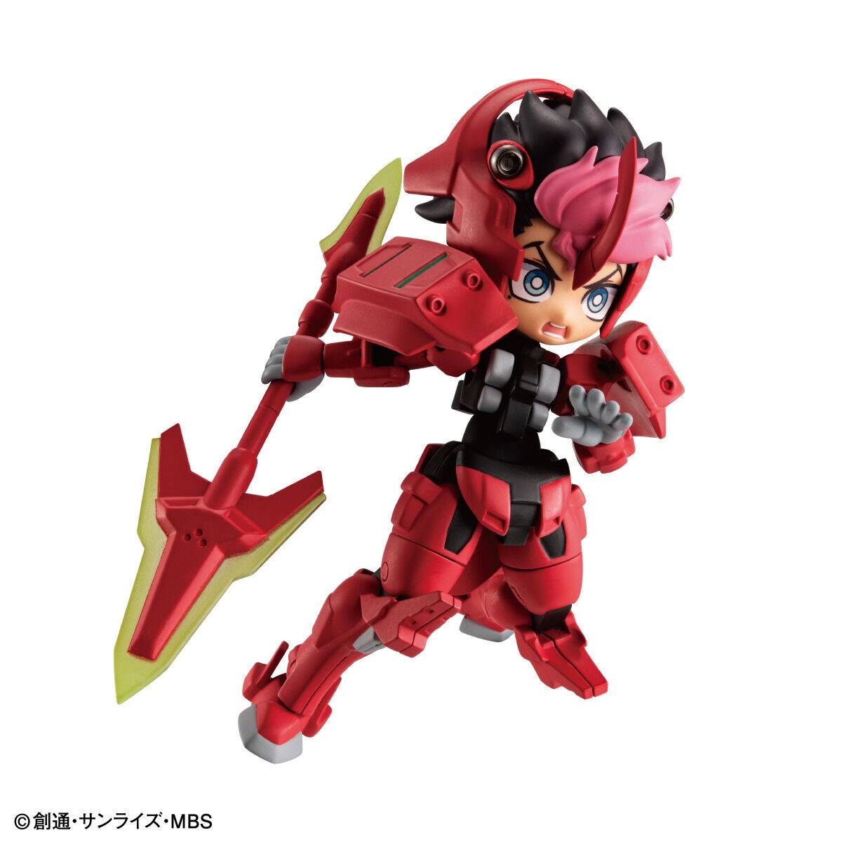 Bandai Shokugan Charamobi Mechagurumi Gundam The Witch From Mercury Guel Jeturk Action Figure - Collectible Anime Model Kit for Display & Gundam Fans