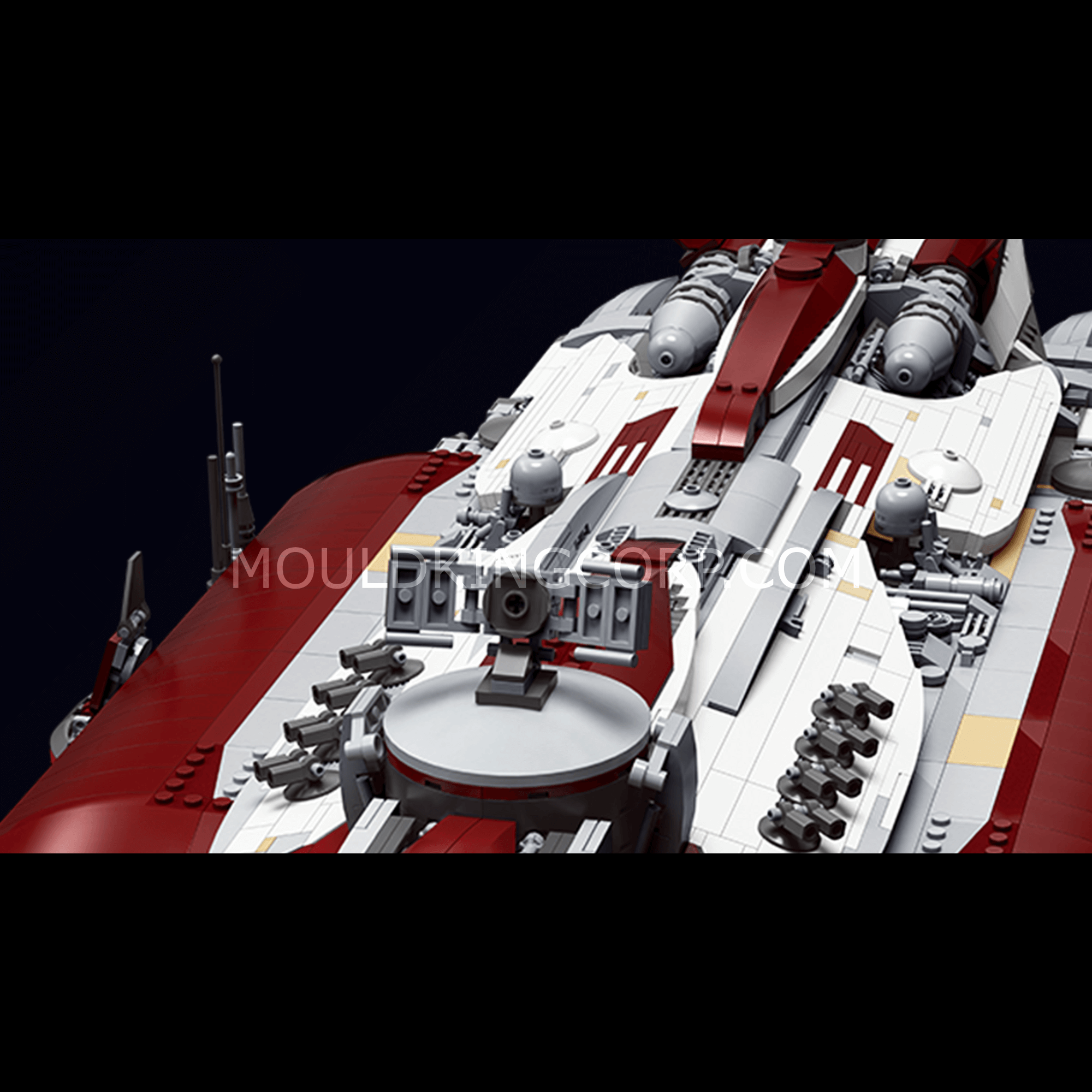 Mould King 21002 Valor Class Cruiser Building Set - 8,338 Piece Star Wars Inspired Model Kit for Adults | Perfect for Collectors, Display & Gift Giving
