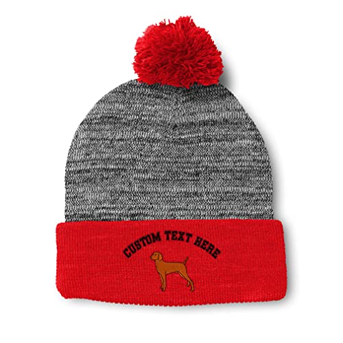 Heather Gray Red Personalized Text Here