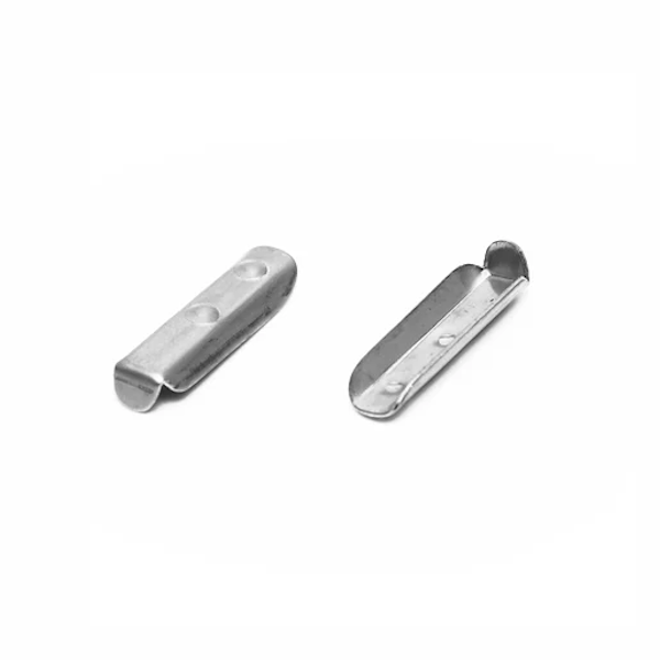 Sorbo Quicksilver Channel End Clips (Pack of 2) - Heavy Duty Aluminum Clips for Boat, RV & Trailer Covers - Secure & Durable Protection for Outdoor Use