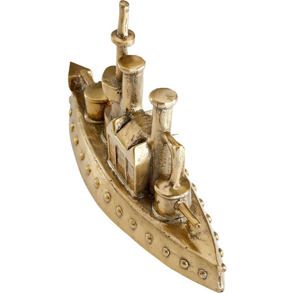 Cyan Design Boat Token Sculpture - 5.25 Inches Tall, 2.75 Inches Wide - Nautical Home Decor for Shelf, Office Desk, or Coastal Themed Room