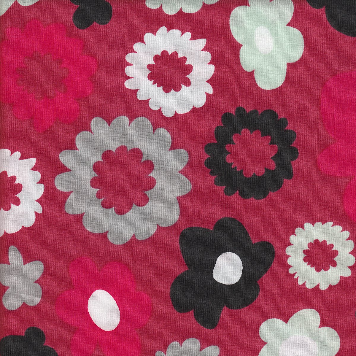Poppy Merlot Fabric Headband for Women - Soft Stretchy Hair Accessory for Workouts, Yoga, and Everyday Style