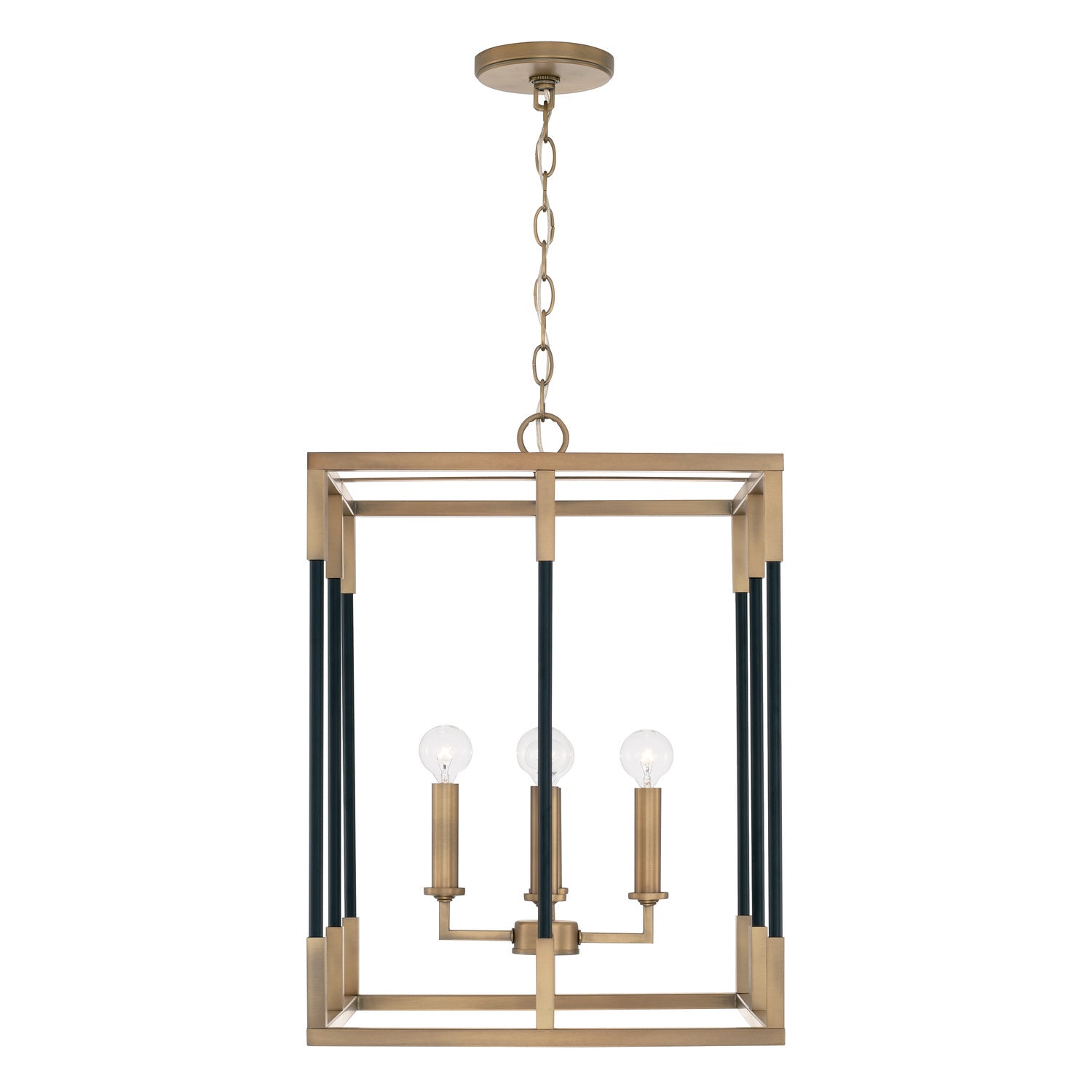 Capital Lighting 4-Light Modern Foyer Pendant Chandelier - Elegant Entryway Lighting for Hallway, Staircase & Dining Room