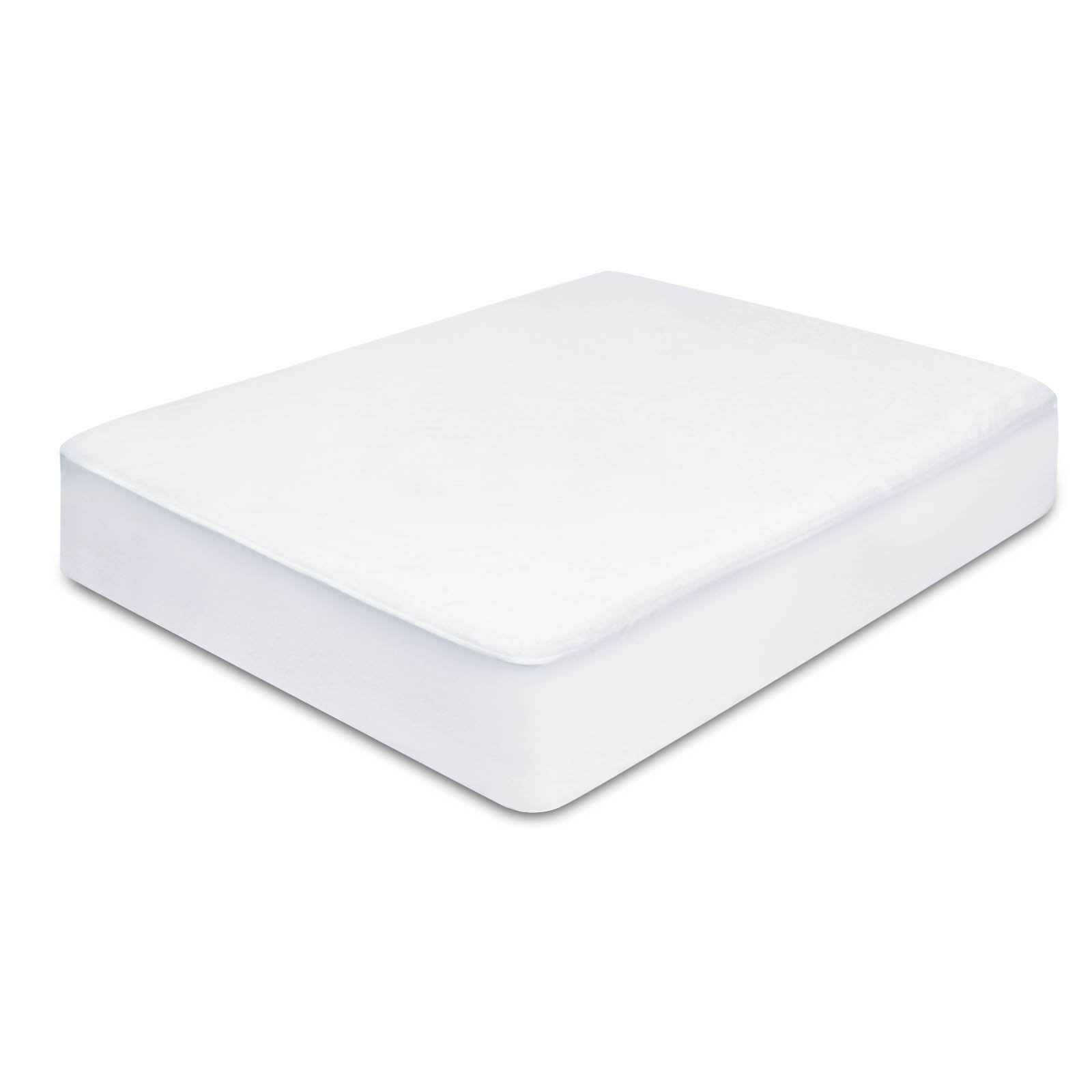 Queen Size Waterproof Bamboo Mattress Protector - Hypoallergenic & Breathable for Allergy Relief - Perfect for Bedrooms, Guest Rooms & Kids' Beds