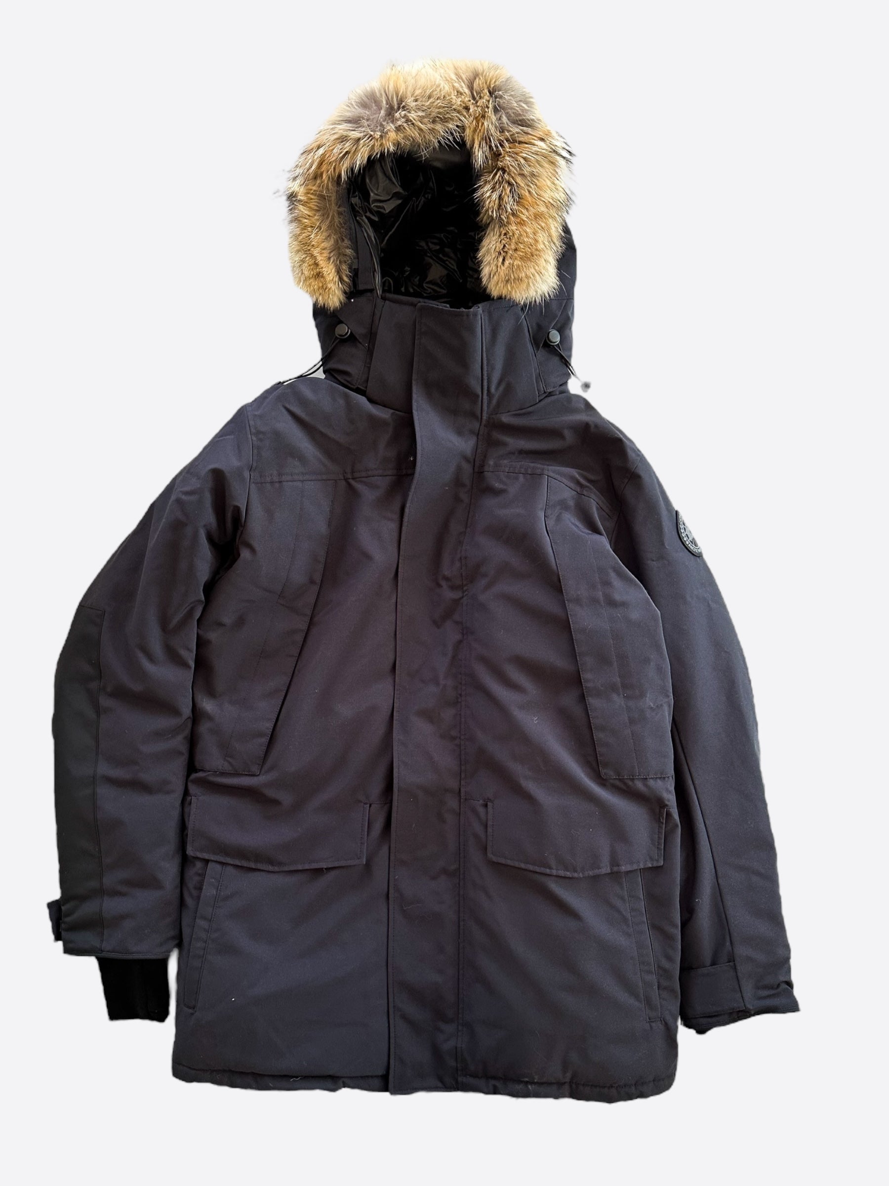 Canada Goose Navy Sherridon Black Label Men's Jacket - Premium Winter Coat for Extreme Cold Weather | Outdoor Activities & Urban Style
