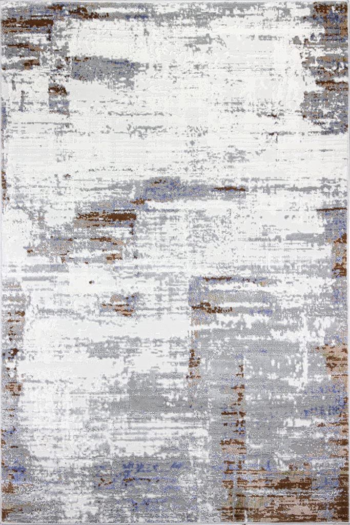 Bashian Collection Luxury Power Loom Polypropylene & Polyester Area Rug - 8.6’ x 11.6’ Ivory/Rust - Perfect for Living Room, Bedroom, Entryway, Hallway & Home Decor