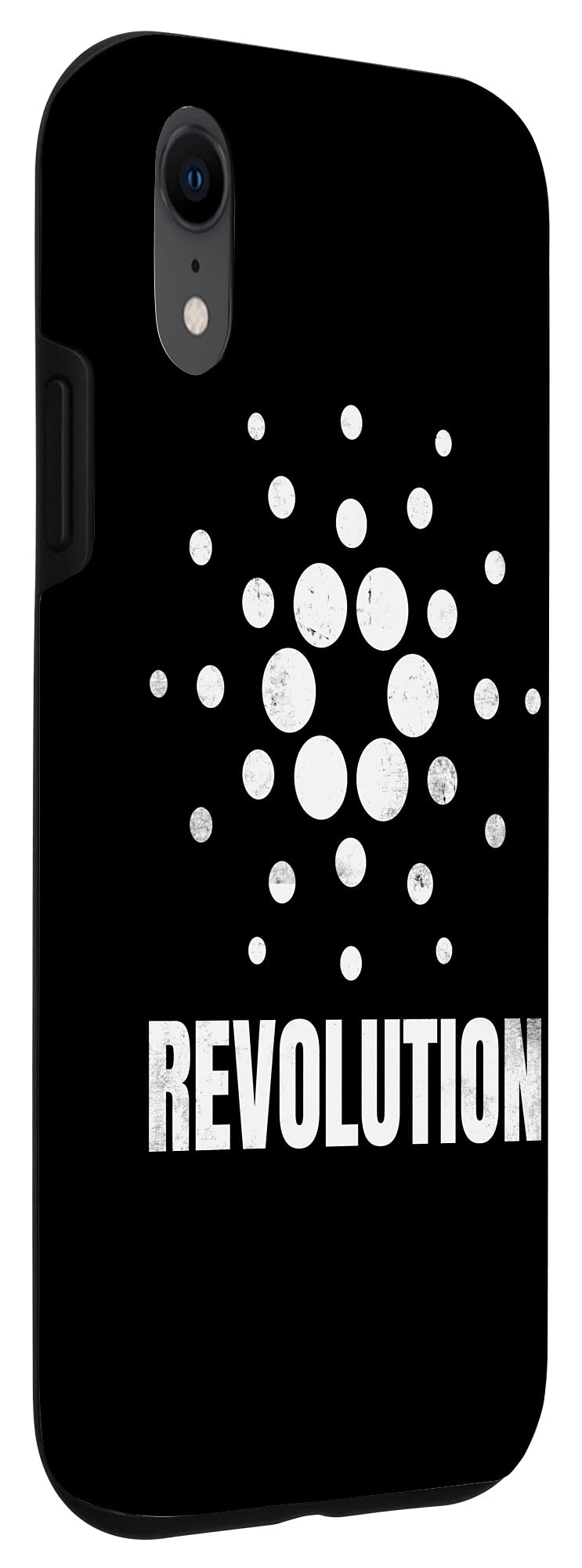 iPhone XR Cardano ADA Cryptocurrency Vintage Phone Case - Protective Cover for Apple iPhone XR with Unique Crypto Design - Perfect for Blockchain Enthusiasts & Tech Lovers