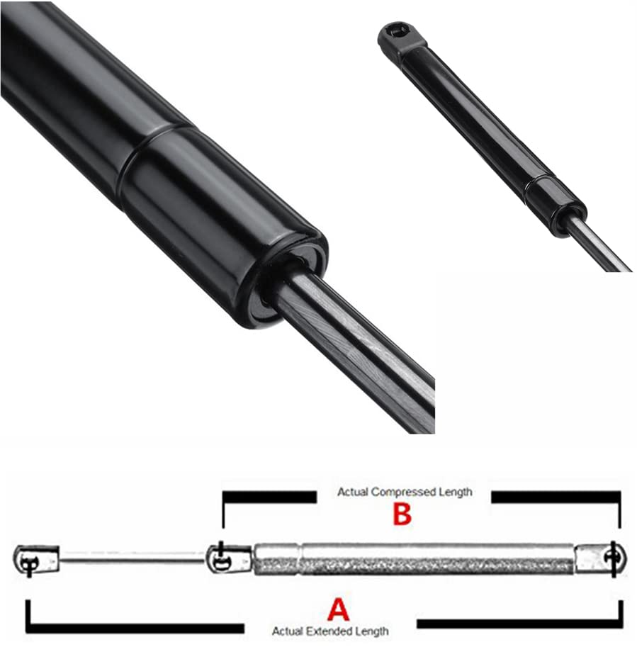 2 Pack 18 Inch 156N/35lb Gas Struts Spring Shock Lift Supports - Heavy Duty for Topper, Snugtop Cover, Truck Toolbox, Cabinet Lid & Camper Shell | Perfect for Automotive, Marine & RV Applications