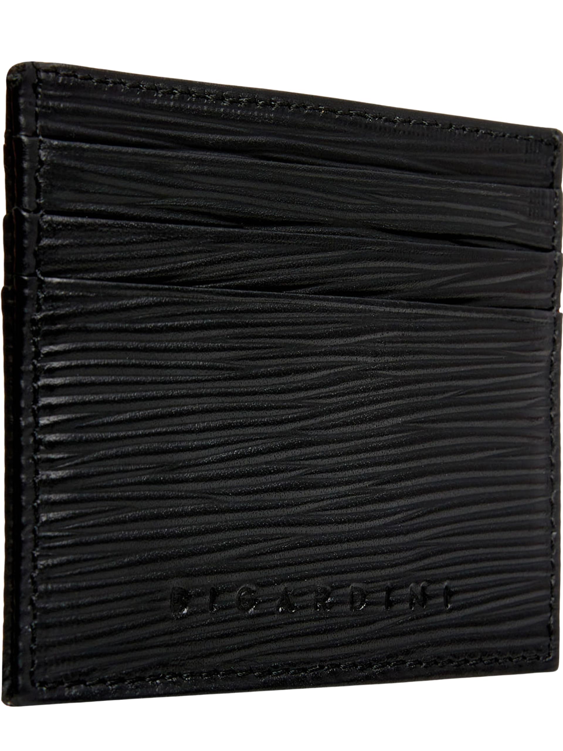 Slim Minimalist RFID Blocking Leather Card Wallet for Men & Women - Ultra Thin Credit Card Holder with Money Clip | Perfect for Travel, Business & Everyday Use (Black)