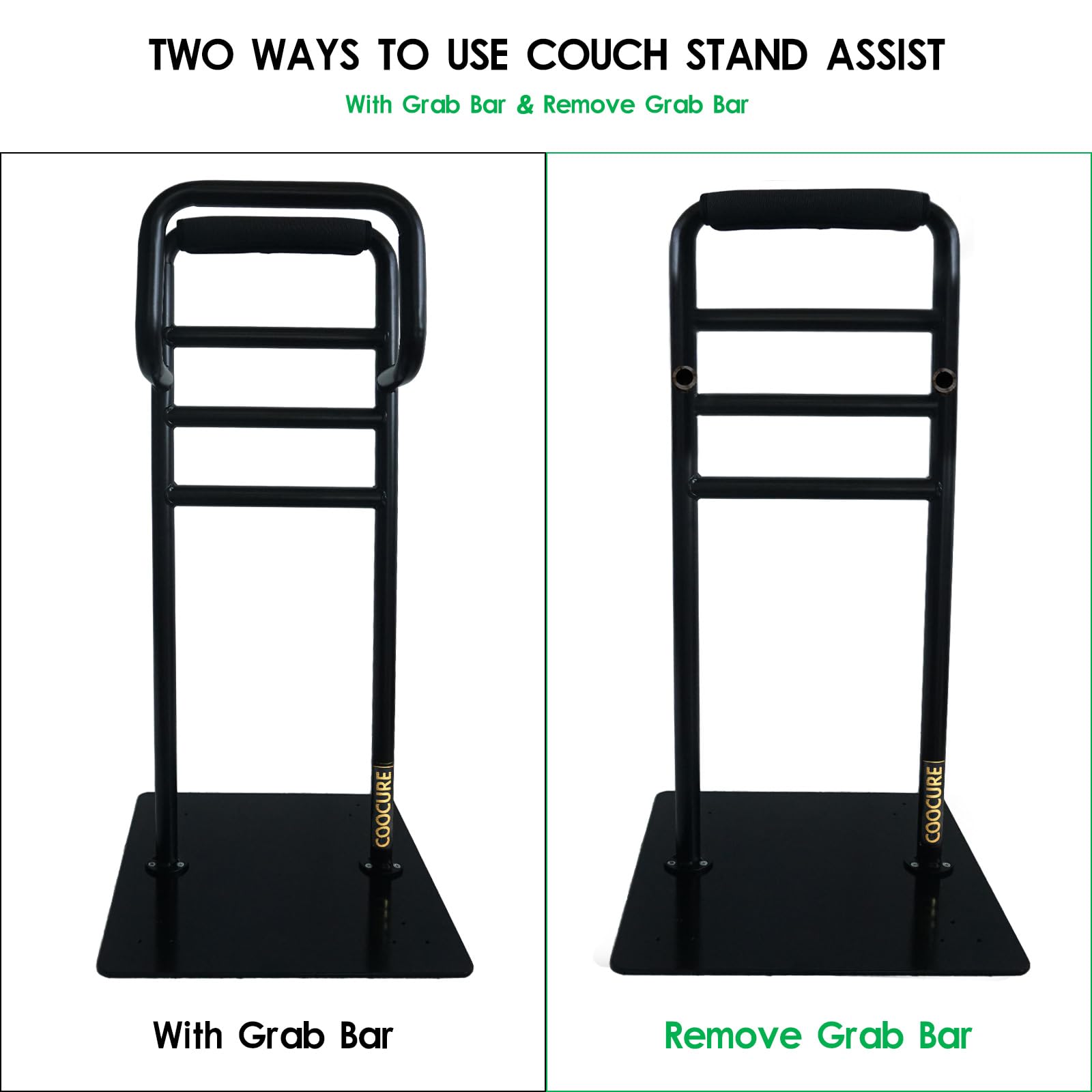 Heavy Duty Stand Assist Rail for Seniors - Non-Slip Sofa & Chair Couch Stand Aid - Mobility Assistance Device for Elderly & Disabled - Perfect for Living Room, Bedroom & Rehabilitation Use