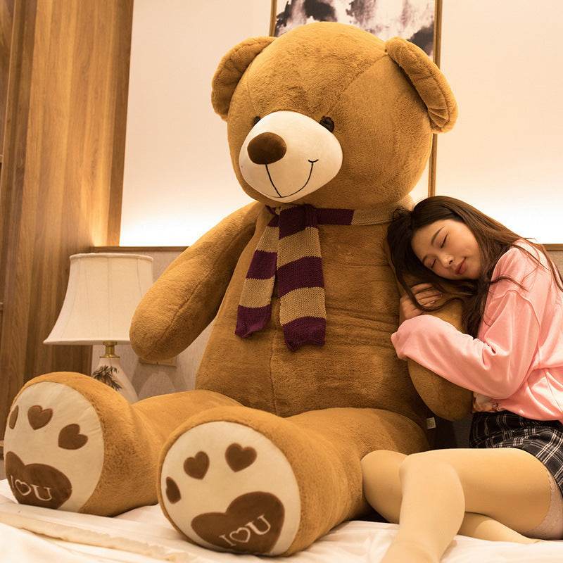 6.5ft Giant Stuffed Teddy Bear - Soft & Cuddly Large Plush Toy for Kids & Adults | Perfect for Gifts, Bedroom Decor, and Snuggling