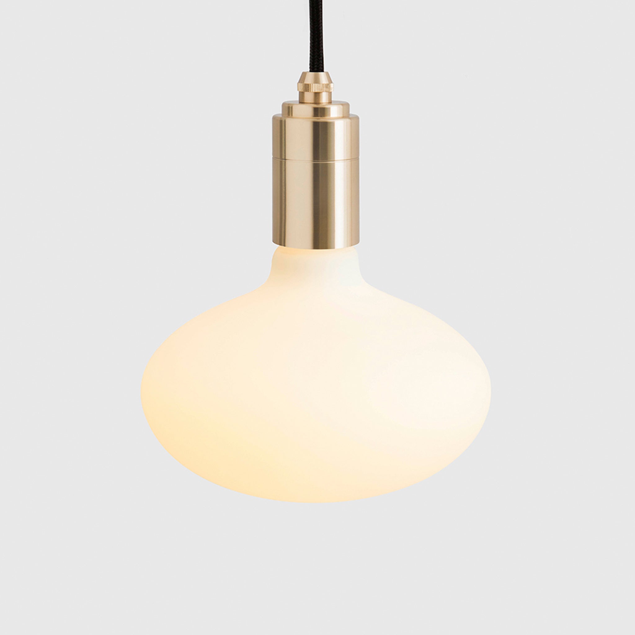 Brass Oval Dim to Warm Pendant Light - Adjustable Dimmable LED Hanging Fixture for Dining Room, Kitchen Island, and Bedroom Lighting