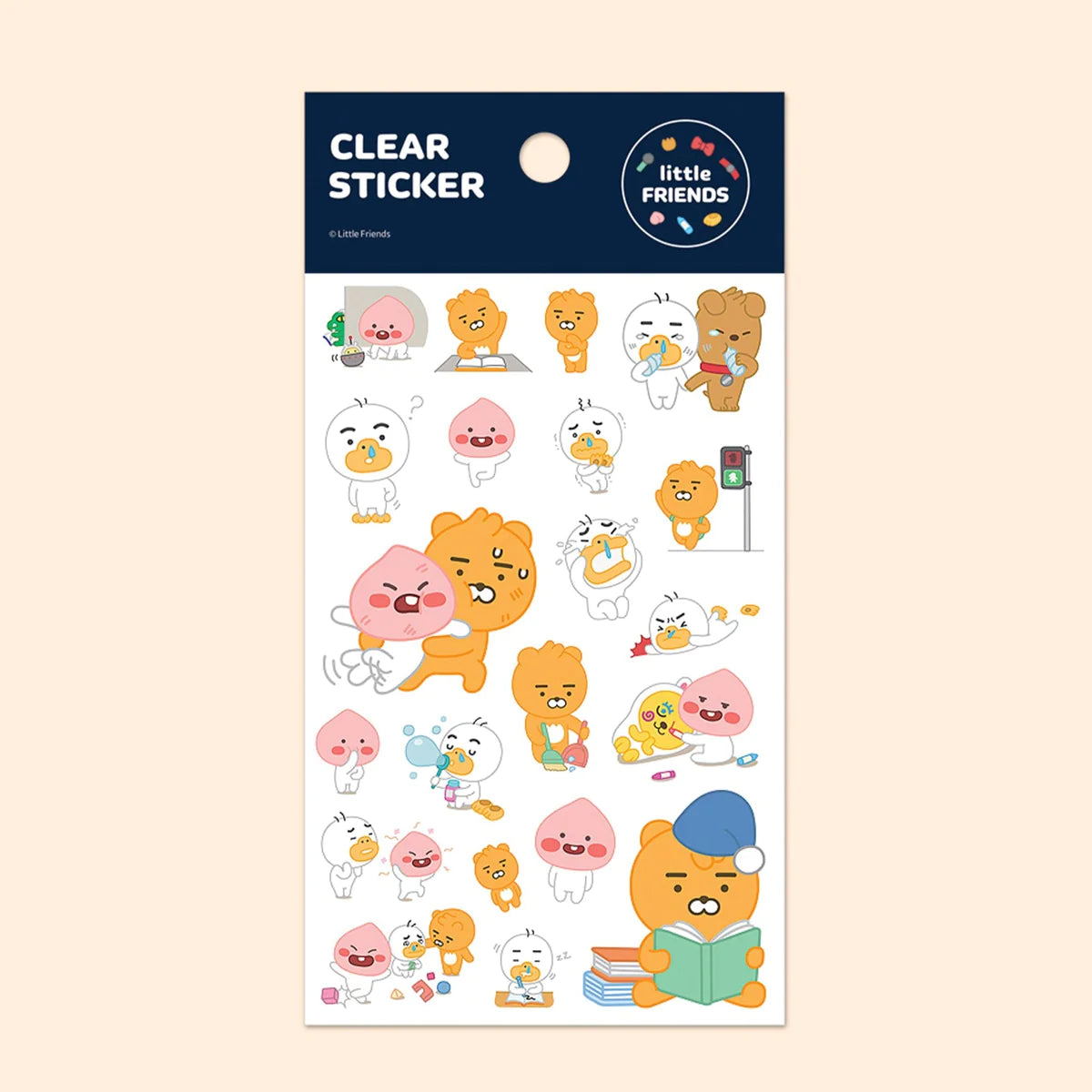 Little Friends Clear Sticker Pack - 500+ Cute Decorative Stickers for Scrapbooking, Journals, Planners & DIY Crafts - Perfect for Kids, Teens & Adults