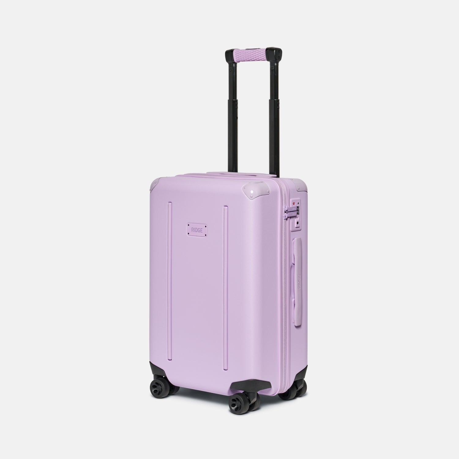 The Ridge Carry On Luggage - Lightweight Expandable Suitcase with 360° Spinner Wheels, TSA Lock & Lavender Color - Perfect for Business Travel & Weekend Getaways