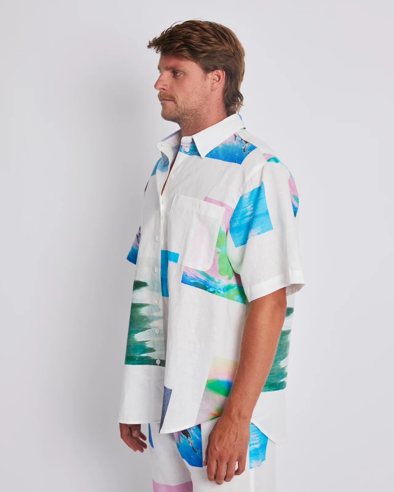 Big Shirt SEA SPACE - Oversized Comfortable T-Shirt for Men & Women - Perfect for Casual Wear, Lounge, and Outdoor Activities