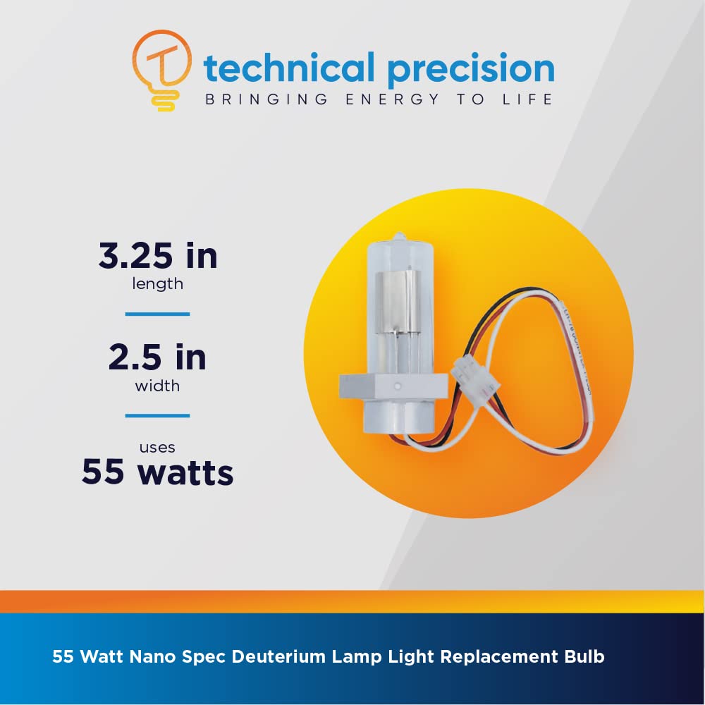 Precision A23792 UV Deuterium Replacement Bulb - 1 Pack for Lab Equipment, Spectroscopy & Scientific Instruments | Durable Light Source for Analytical Testing