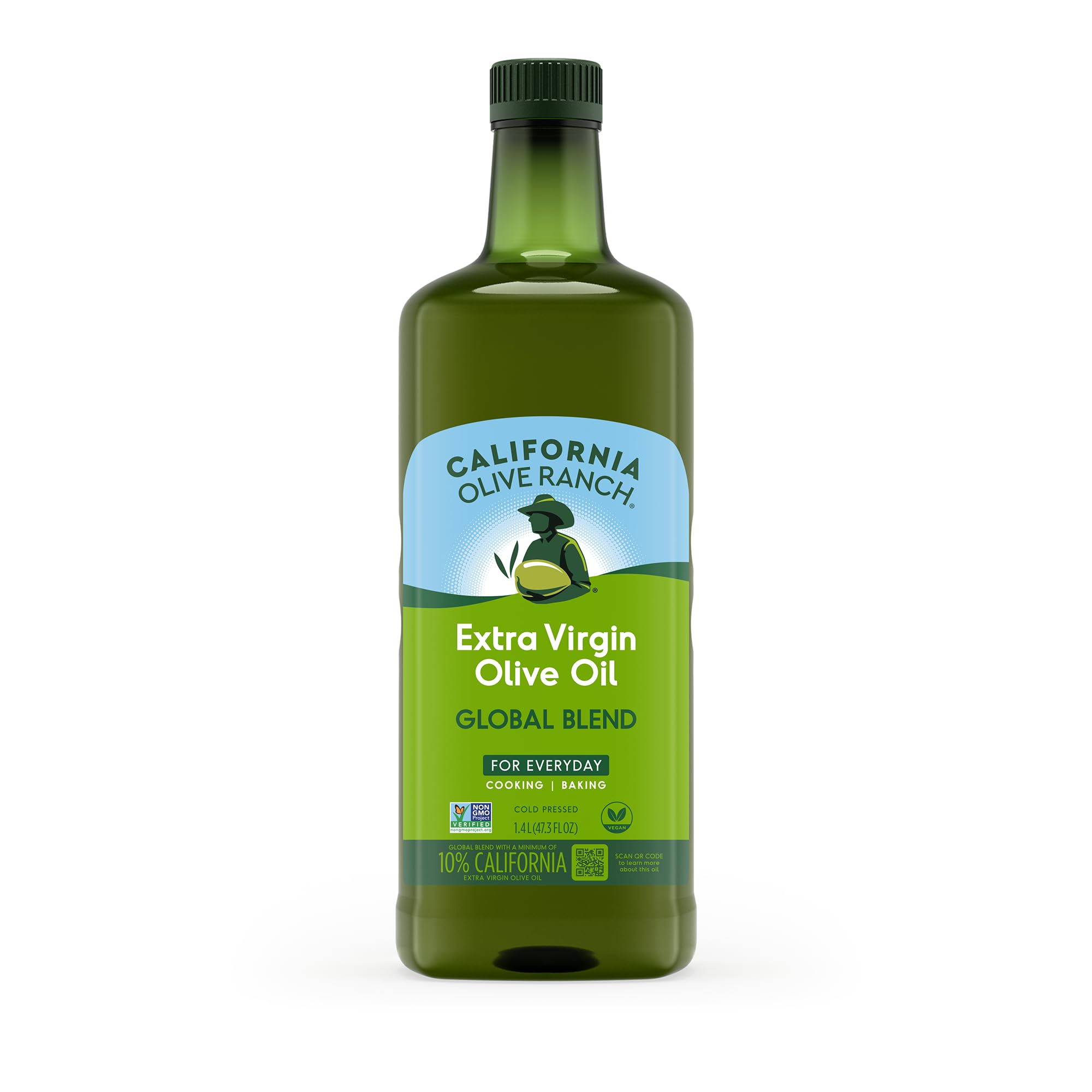 California Olive Ranch Global Blend Medium Extra Virgin Olive Oil - 1.4L (Pack of 6) | Premium Cooking Oil for Salads, Pasta & Healthy Recipes | Perfect for Home Chefs & Mediterranean Diet
