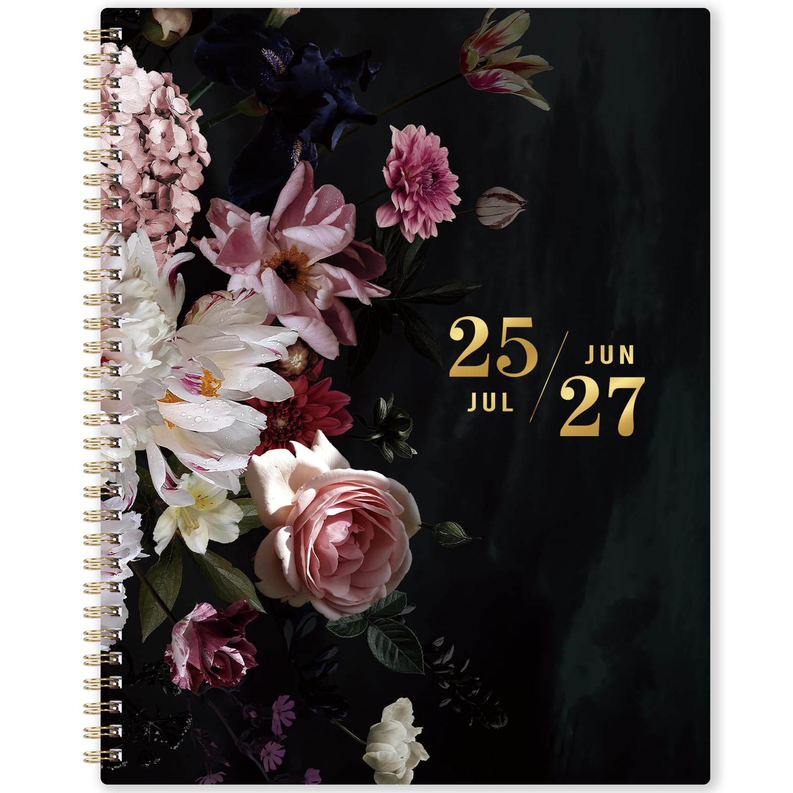 2025-2027 Monthly Planner - 9'' x 11'' 2-Year Academic Calendar (July 2025 - June 2027) with Tabs, Twin-Wire Binding & Inner Pocket | Premium Thick Paper for Office, School & Personal Organization | Perfect for Students, Teachers & Professionals