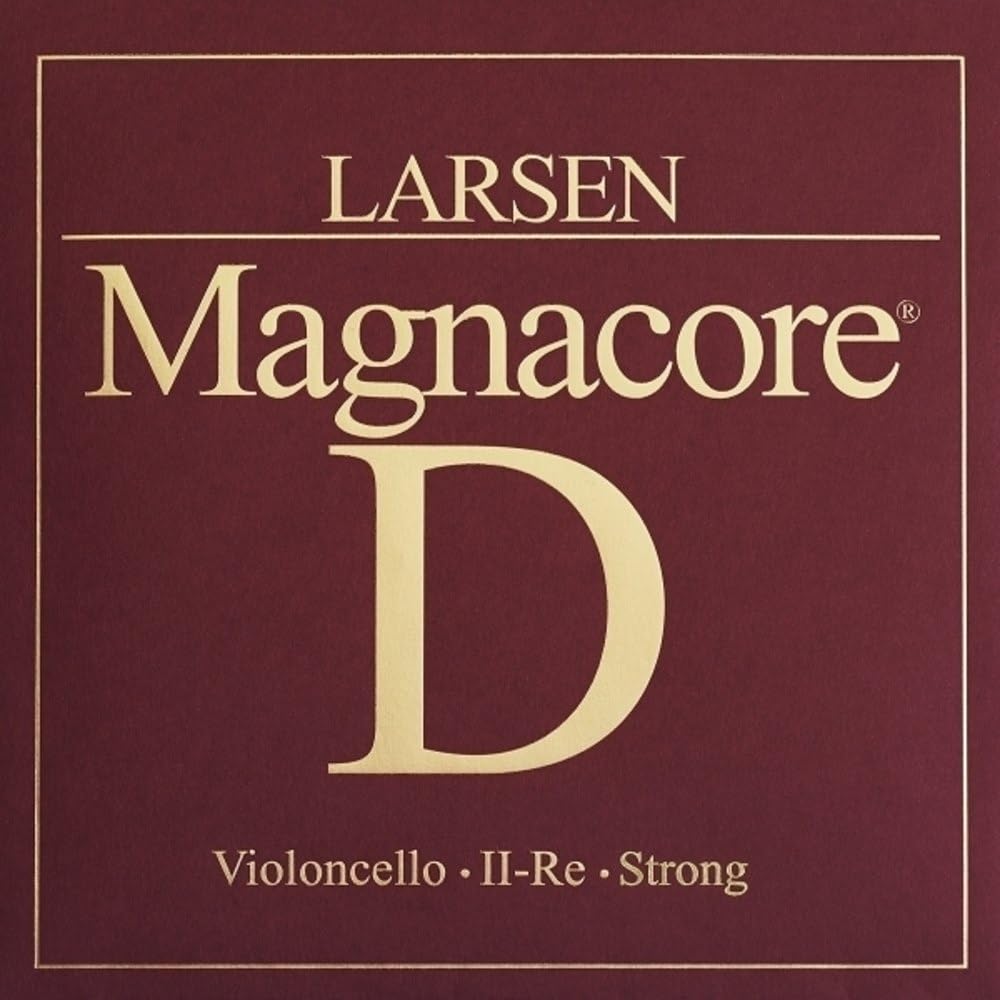 Premium LARSEN STRINGS Magnacore D Steel Cello Strings - Professional Grade for Concert & Studio Performance - Ideal for Cellists Seeking Rich Tone & Durability