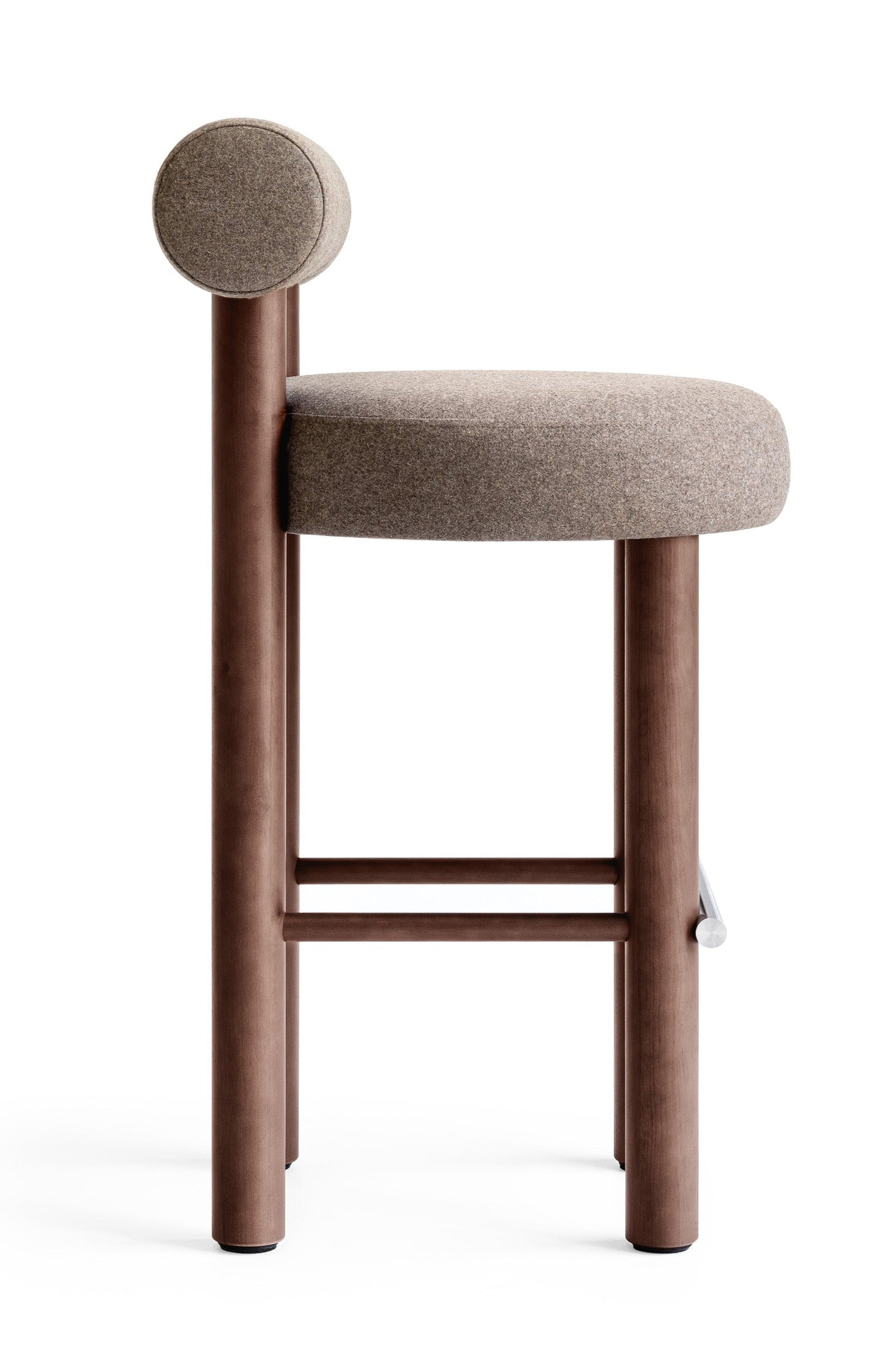 Noom Gropius Stool CS2 - Modern Minimalist Bar Stool for Kitchen, Dining & Gaming Setup - Ergonomic Design for Comfortable Seating at Home or Office