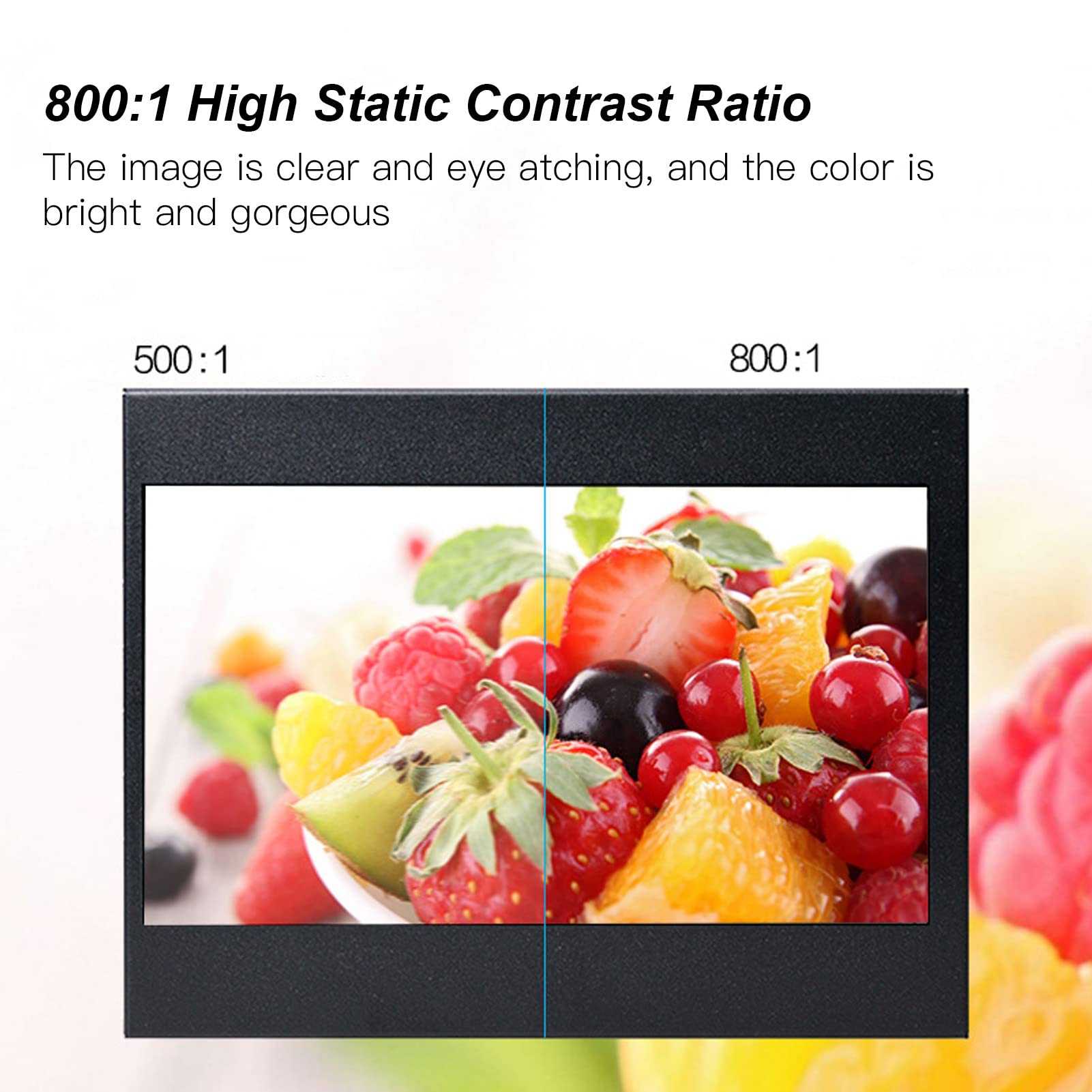 7 Inch Mini Graphic Display Screen - 1024x600 HD USB Portable Monitor with HDMI & VGA for PC, Laptop, Mini TV, Camera, Gaming | Touch Screen TN Panel | Perfect for Home Office, Digital Signage & Mobile Workstations