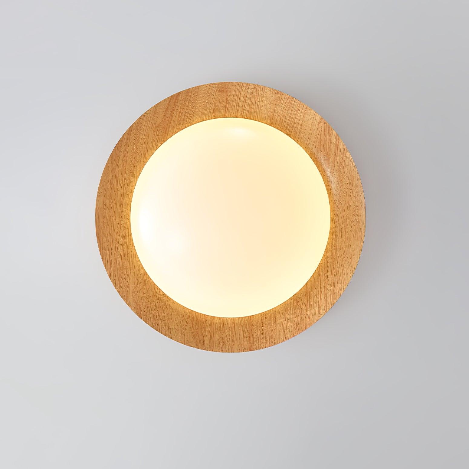 Modern Double Half Round Ceiling Light Fixture - Dimmable LED Flush Mount for Bedroom, Living Room & Hallway - Energy Saving Home Decor Lighting Solution