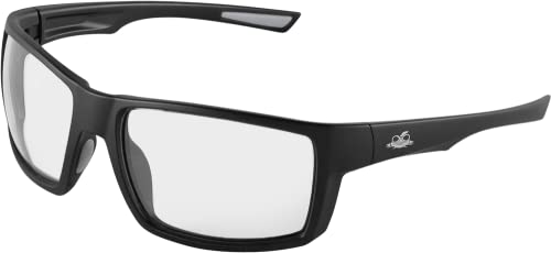 Clear Lens, Matte Black Frame