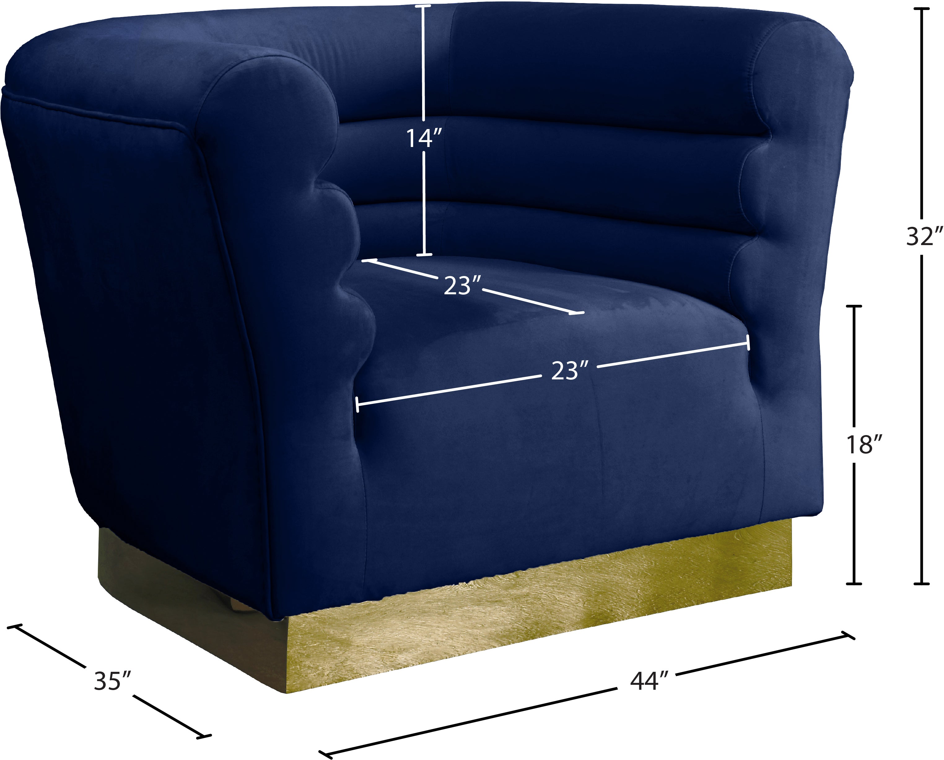 Bellini Velvet Chair - Modern Accent Armchair for Living Room, Bedroom & Office - Plush Upholstered Lounge Chair with Sturdy Metal Legs - Perfect for Home Decor, Reading Nook or Cozy Corner