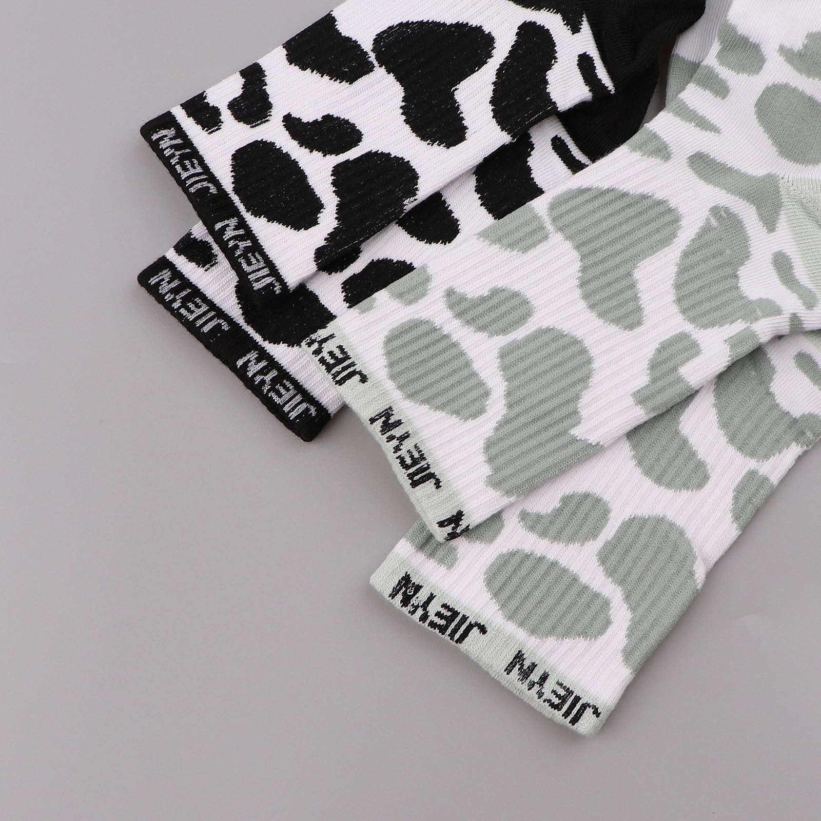 Breathable Cotton Ankle Socks for Women - Moisture Wicking Casual Socks - 5 Pairs Cow Print Novelty Socks - Perfect for Running, Yoga & Daily Wear - Cute Cow Themed Gift for Her