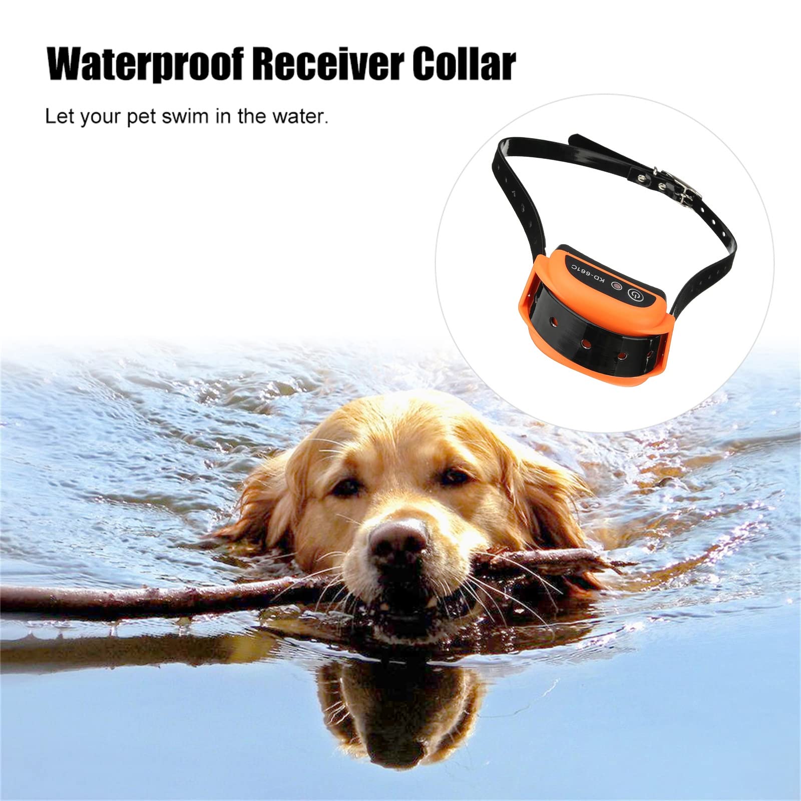 Wireless Electric Dog Fence System - Adjustable 1640ft Pet Boundary Containment with Training Collar Receiver | IP67 Waterproof & Rechargeable | Safe & Harmless for Dogs | Ideal for 2 Dogs | Perfect for Backyard, Garden & Large Outdoor Spaces