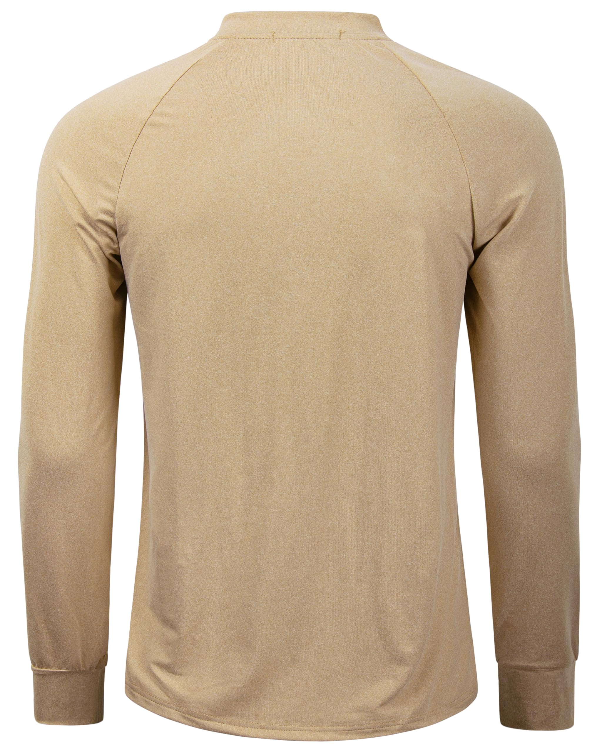 TAPULCO Men's Basic Henley Shirts - Long Sleeve Stretchy Comfortable Casual T-Shirts for Daily Wear | Perfect for Work, Weekend & Outdoor Activities