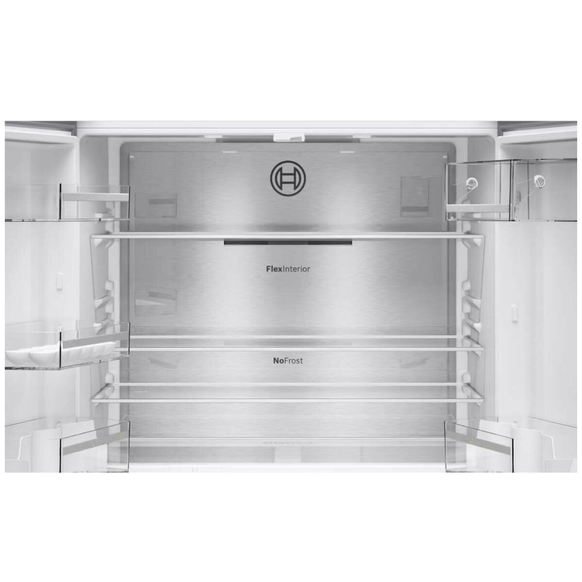 Bosch Series 6 605L French Door Refrigerator - Black Stainless Steel (KFN96AXEAA) | Energy Efficient, Spacious Fridge for Modern Kitchens & Large Families