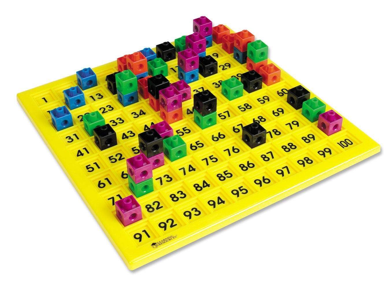 1-100 Numbers Counting Board - Educational Math Learning Tool for Kids - Perfect for Homeschooling & Classroom Activities