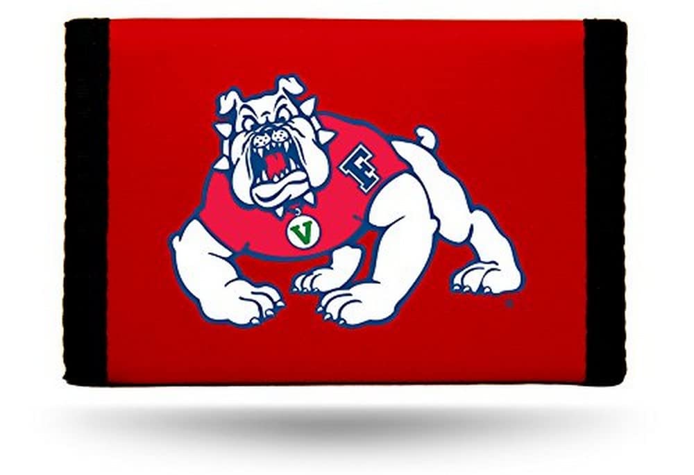 NCAA Licensed Nylon Tri-Fold Wallet for Men - Durable College Sports Wallet with ID Window & Card Slots - Perfect for Game Day, Travel & Everyday Use